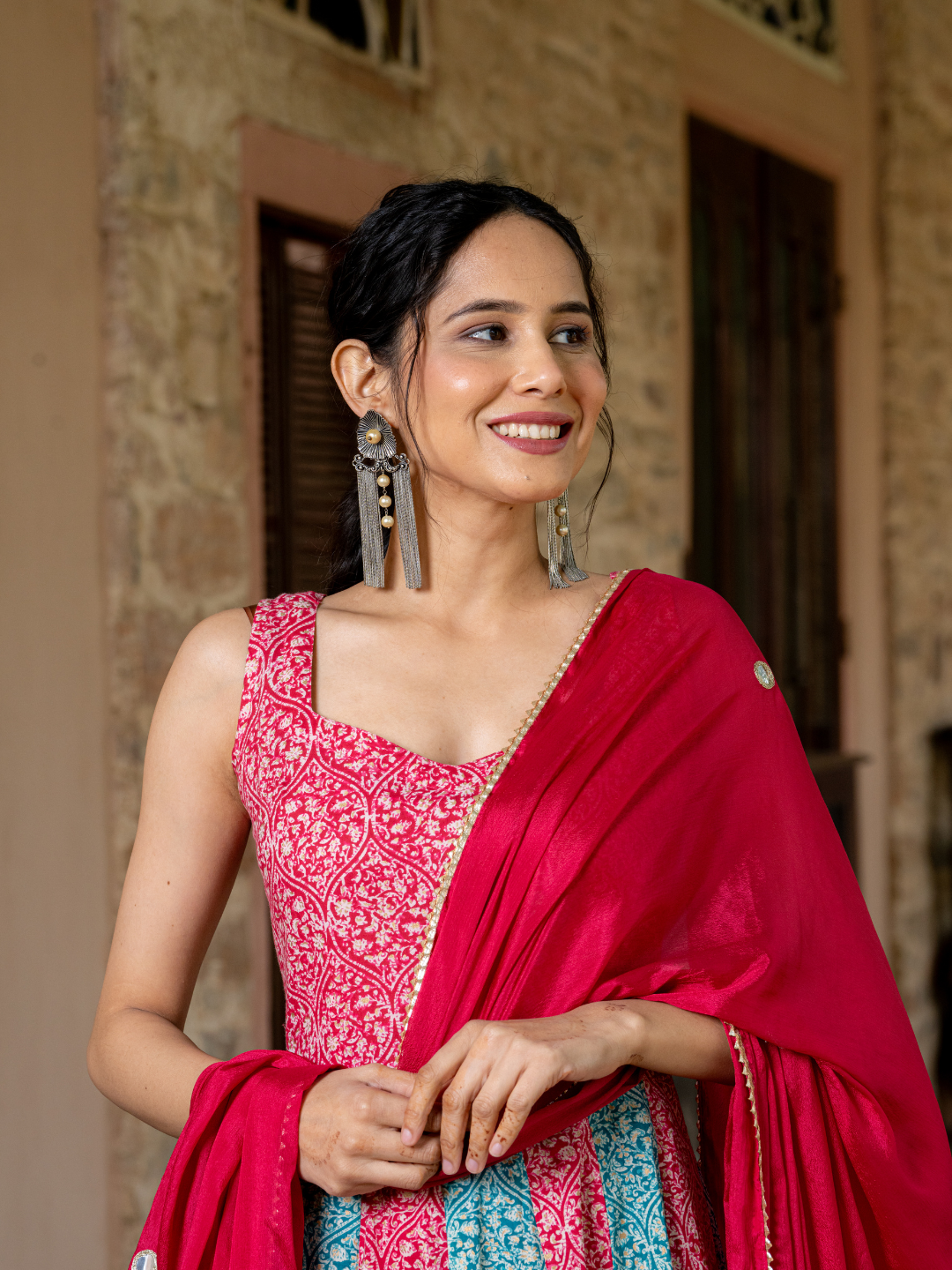 DUO HARMONY ANARKALI SUIT SET