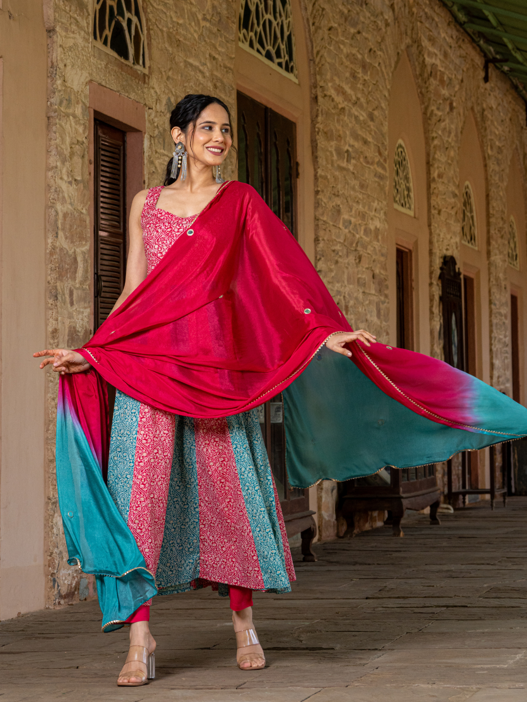 DUO HARMONY ANARKALI SUIT SET
