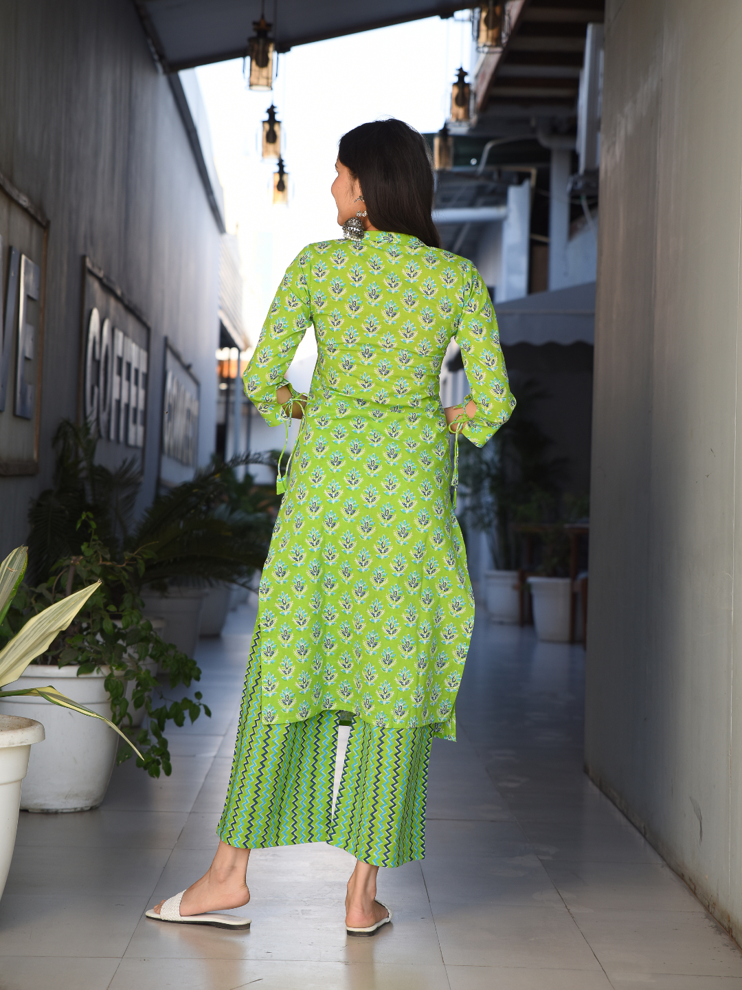 PASTEL PRINTED KURTA-PALAZZO SET