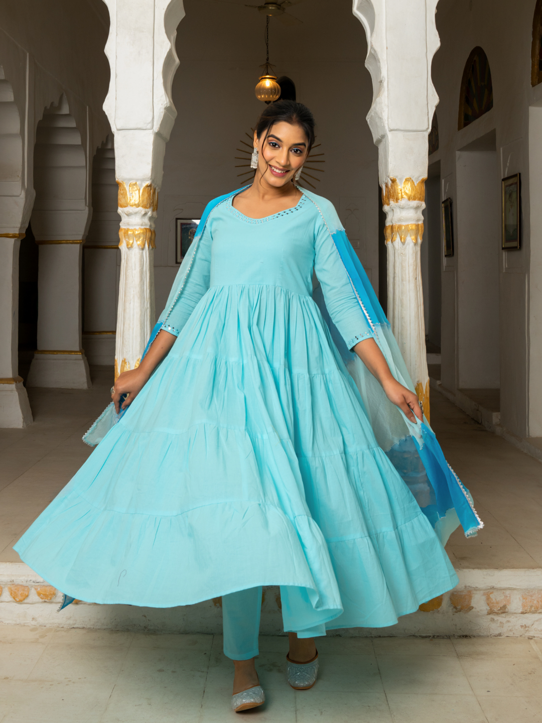 SKYLARK COTTON MIRROR SUIT SET