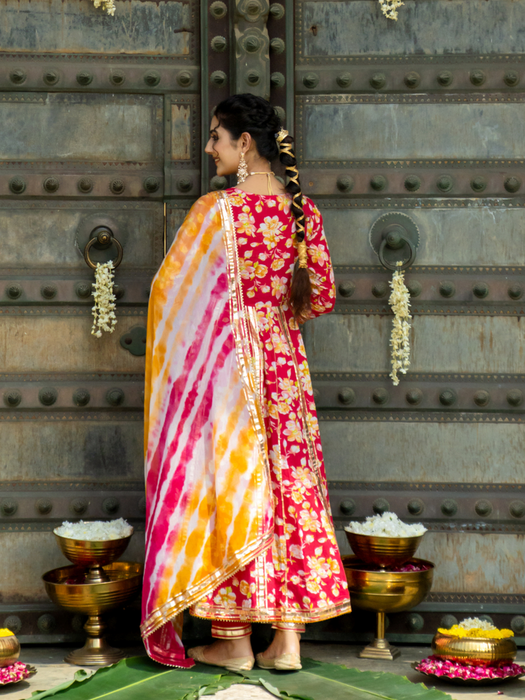 RANI FLORAL DREAM ANARKALI SET