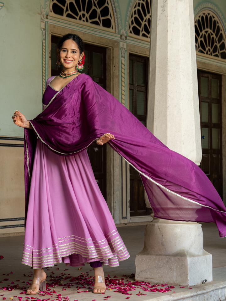 LILAC LACE OPULENCE SUIT SET