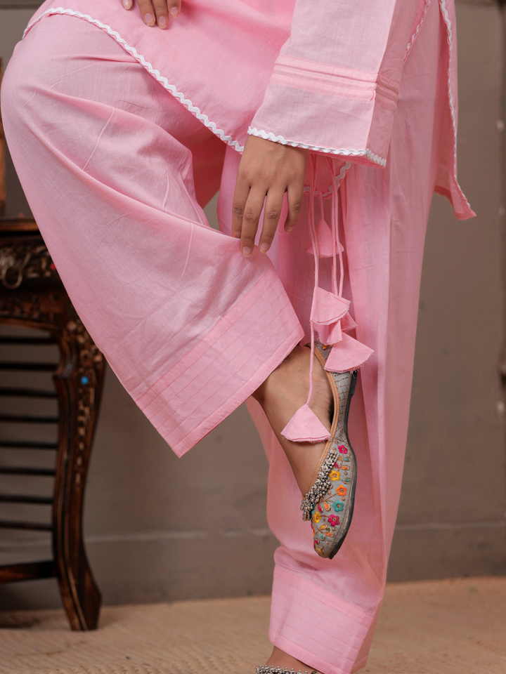 BLUSH PINK TASSAL FARSI SET