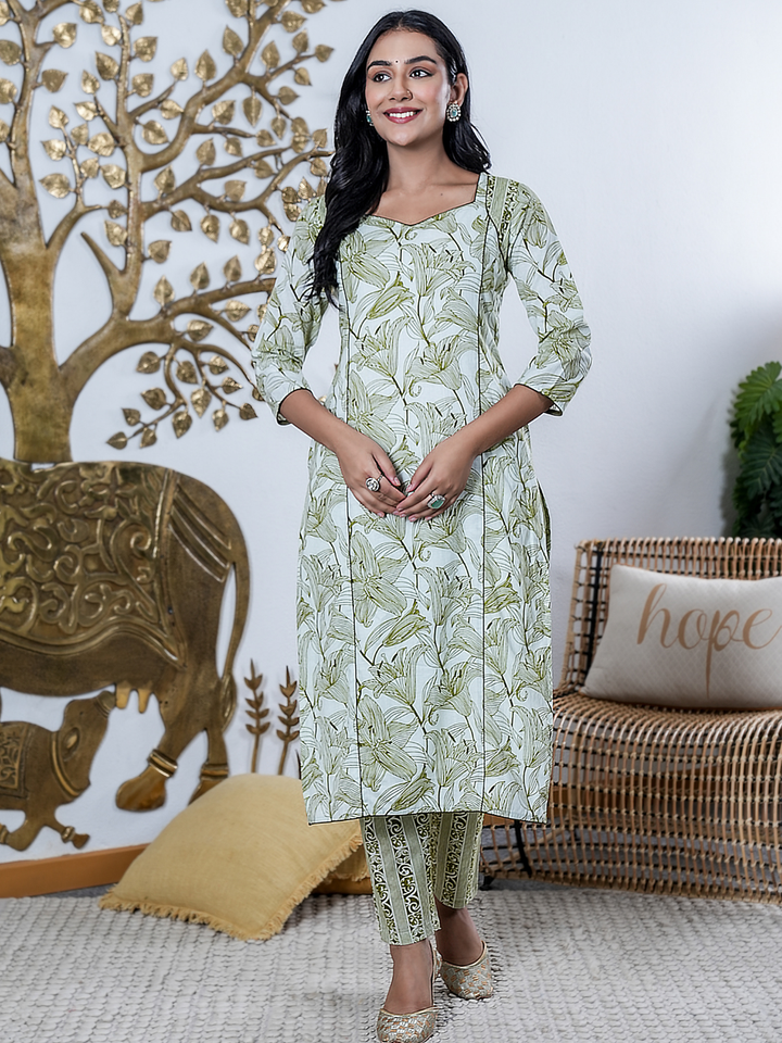 PRAKRITI PRINTED COTTON SET