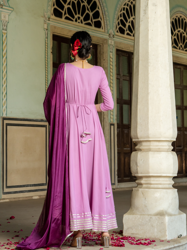 LILAC LACE OPULENCE SUIT SET