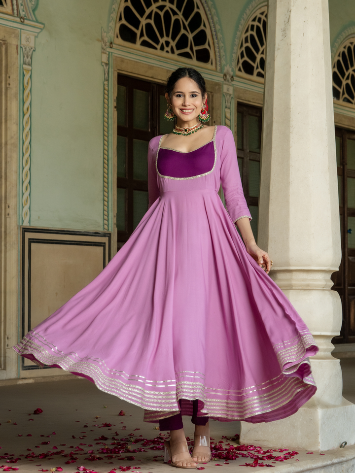 LILAC LACE OPULENCE SUIT SET